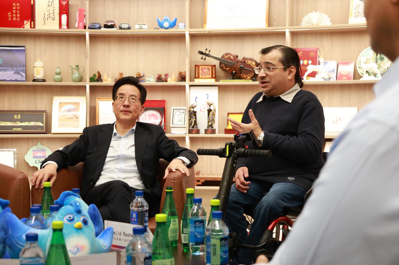 APC President Majid Rashed during his visit to the Hangzhou 2022 Asian Games and Asian Para Games Museum